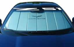 2014-2019 C7 Corvette Windshield Decal - Z51 Logo Matte Black