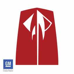 2014-2019 C7 Corvette Stinger Stripe Hood Decal - Gloss Red