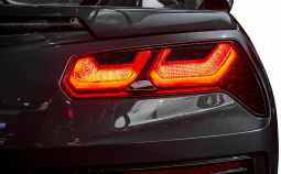 2014-2019 C7 Corvette Tail Light/3rd Brake Light Blackouts - Light Smoked Vinyl