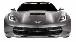2014-2019 C7 Corvette Windshield Decal - Z51 Logo Gloss Black