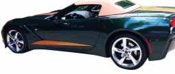 2014-2019 C7 Corvette Side Door Stripes - Pair Gloss Black