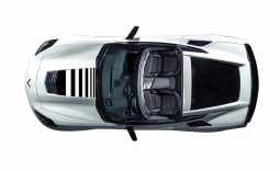 2014-2019 C7 Corvette Stinger Stripe - Notched Fade Style Matte Black Stingray/GS