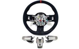 Alcantara Suede Leather GT350 Steering Wheel for 2015-2017 Mustang