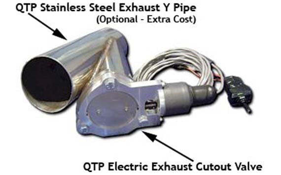 Electric exhaust cutout valve