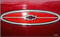 C5 Stainless Bowtie Style Side Marker Trim