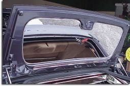 Polished Trunk Lid Panel or C5 Corvette Convertible
