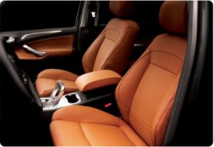 Premium replacement leather seat covers.