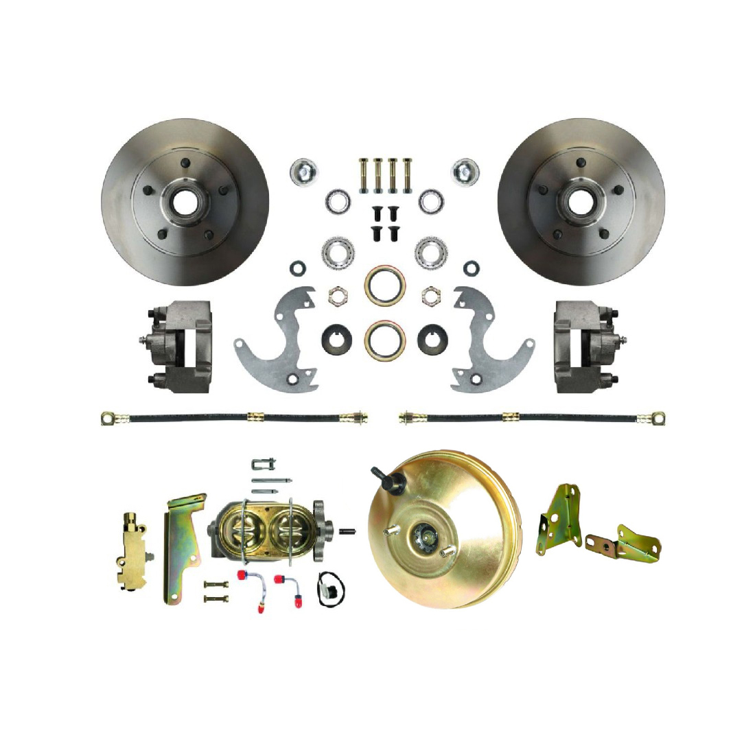 1962-1967 Chevy II The Right Stuff Front Power Disc Brake Conversion for 14" Wheels