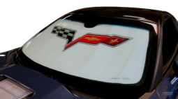 CoverKing MODA Folding Graphic Corvette Sunshield For C6 Corvette