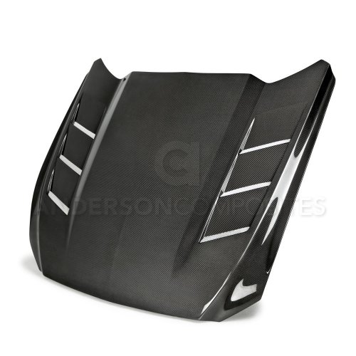 Carbon Fiber Heat Extractor Hood for 2015-2017 Ford Mustang