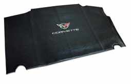 Embroidered Top Bag Black with Silver C5 Logo For C5 Corvette