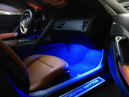 Led Super Bright Footwell Lighting Kit For C7 Corvette
