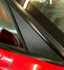 Vinyl Carbon Fiber A Pillar Trim for C5 Corvette