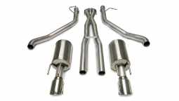 Corsa 14189 2.5 Inch Cat-Back Plus X-Pipe Sport Exhaust Dual Rear Exit 4.0 Inch Polished Tips 05-06