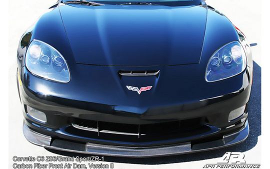 C6 Z06 Corvette  Carbon Fiber VII Front Splitter