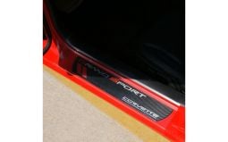 C6 Corvette Clear Door Sill Protectors