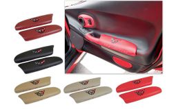 C5 Corvette Leather Armrest Pads With C5 Logo