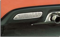 Polished Stainless Back Up Light Covers for C6