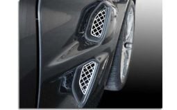 Stainless Side Vent Overlay Grille Set for C6 Corvette ZR1