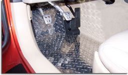 Diamond Plate Floor Mats for C6 Corvette