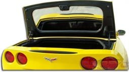 Polished Stainless Steel Trunk Lid Panel for C6 Corvette Convertible