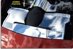 Polished Radiator Cover for 2005-2013 C6 Corvette