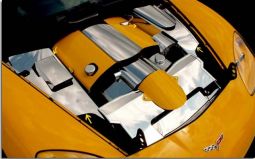 Polished Stainless Inner Fender Covers for C6 Corvette
