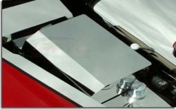 Stainless Fuse Box Cover for 2005-2013 C6 Corvette