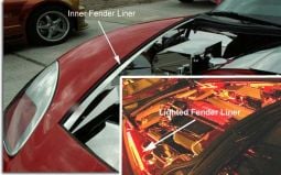 Inner Fender Liner Set for 2005-2013 C6 Corvette