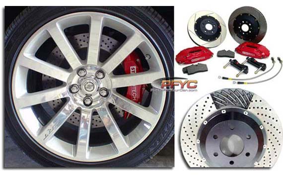 Upgrade your braking systme with the aftermarket C6 Corvette Stoptech Big B...
