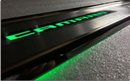LED Illuminated Logo Door Sills for Camaro