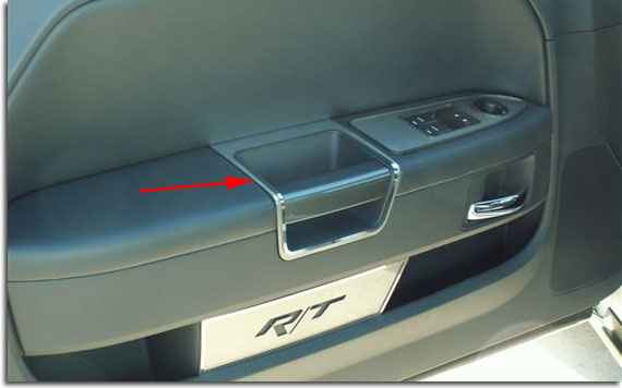 Chrome Door Handle Pull Covers for Challenger PFYC