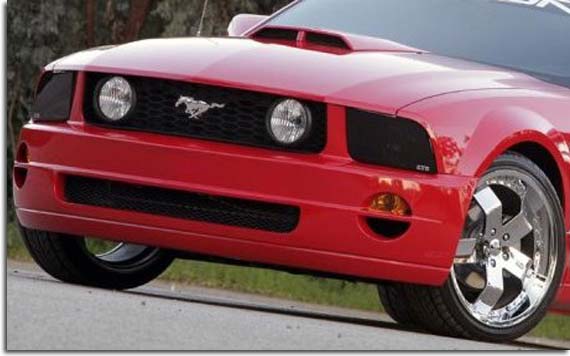 Fits 05-09 Mustang V6 GT GTS Smoke Acrylic Headlight Taillight Covers 4pc Set