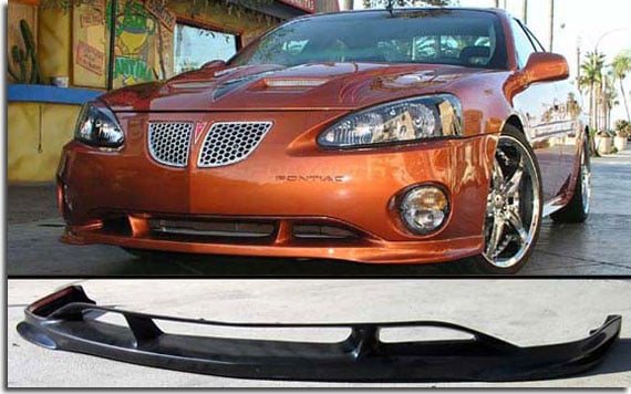 Rear Valance for PONTIAC GRAND PRIX 2004-2008 Textured with Single Exhaust Hole 