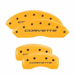MGP Caliper Covers 1997-2004 Chevrolet C5 Corvette (Yellow)