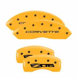MGP Caliper Covers 1997-2004 Chevrolet C5 Corvette (Yellow)