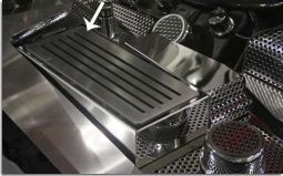 Polished Brushed Fuse Box Cover for 2010 2011 2012 Mustang 5.0