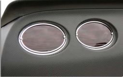 Polished Stainless Tail Light Trim Rings for C5 Corvette
