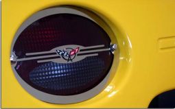 Executive Series Laser Mesh Tail Light Trim Rings for C5 Corvette