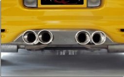 Exhaust Port Filler Panel for C5 and Z06 with Corsa Quad Tip Exhaust
