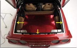 Polished Stainless Rear Deck Trim Kit for C5 Corvette