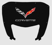Replacement Hood Liner w/Color Logo Emblem For 2014-2019 C7 Corvette