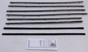 1960-63 Falcon Tudor Sedan Authentic Window Felt Whiskers Kit (8pcs)