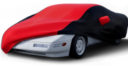 C4 Corvette Weatherproof Red/Black Car Cover