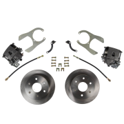 1988-1998 Chevy GMC Rear Disc Brake Conversion Kit by The Right Stuff 6 Lug 10 Inch Drum