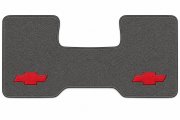 Illustration of 1973 Chevrolet C10 Pickup Low Tunnel Loop floor mats, 1 piece, in 22 Gunmetal Gra...