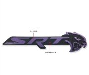 2015-2019 Dodge Challenger Color Matched Acrylic SRT Hellcat Front Grille Badge