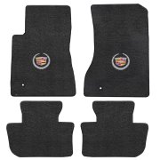 2011-15 Cadillac CTS 2WD Coupe Lloyd Ultimat 4pc Mats Ebony Cadillac Logo