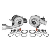 2008-2010 Ford 6.4L Powerstroke XDP Xpressor OER Series V2S Turbochargers High & Low Pressure Rep...