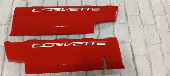 C7 Corvette Painted Fuel Rail Covers Smoothie